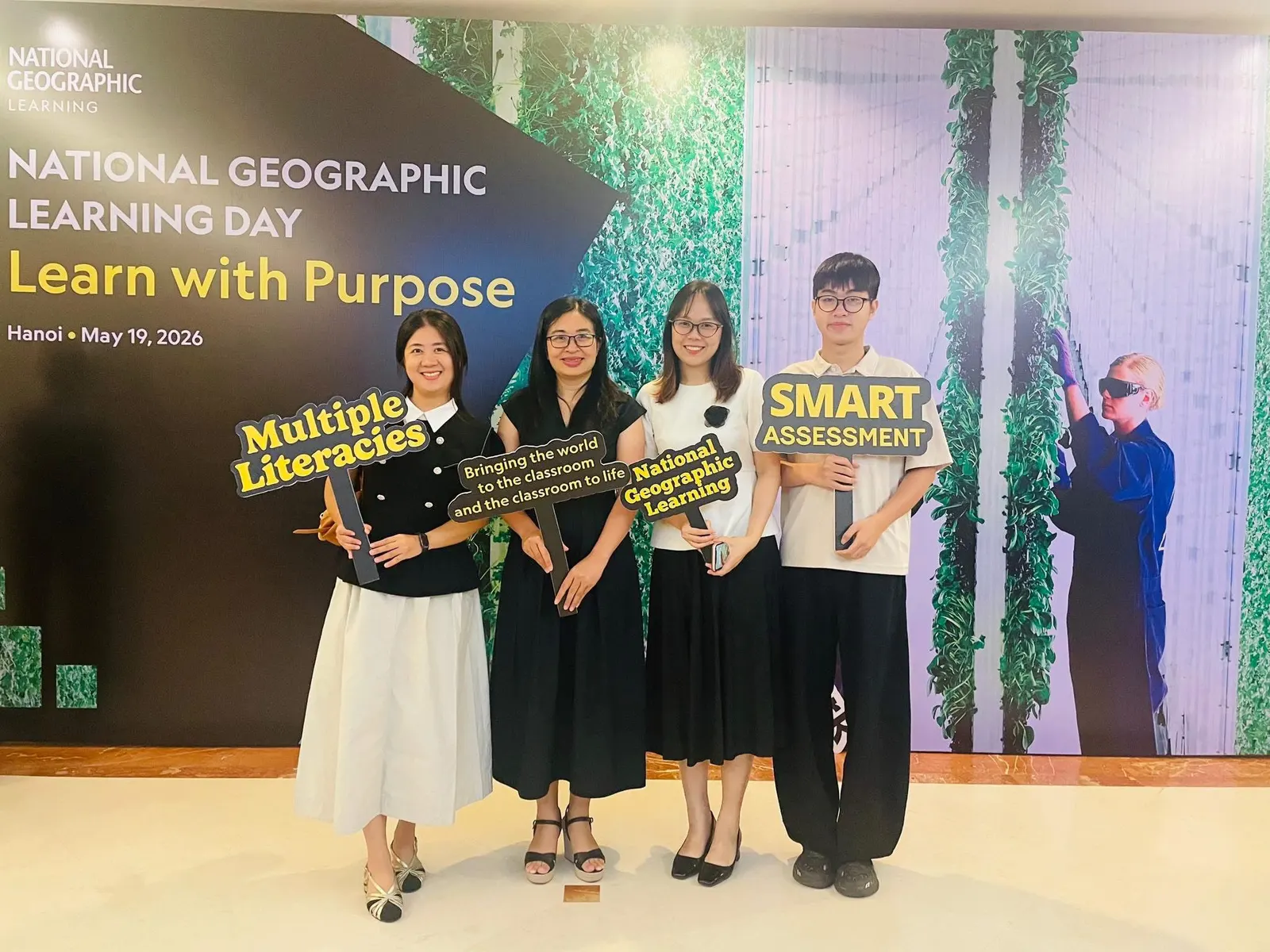 Đội ngũ Clever Junior tại National Geographic Learning Day, Hà Nội, 19/5/2026